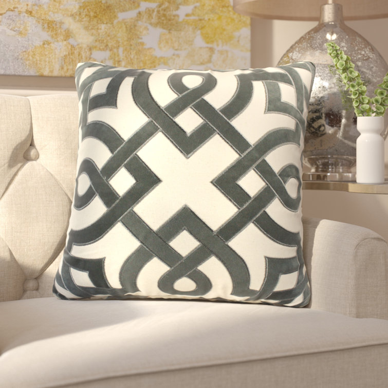 House of Hampton® Mcnair Outdoor Square Cotton Pillow Cover & Insert